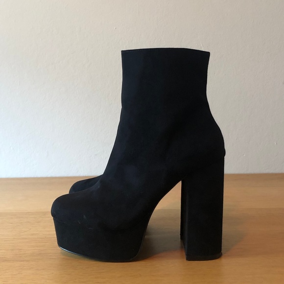 Forever 21 Faux Suede Platforms - Picture 2 of 5